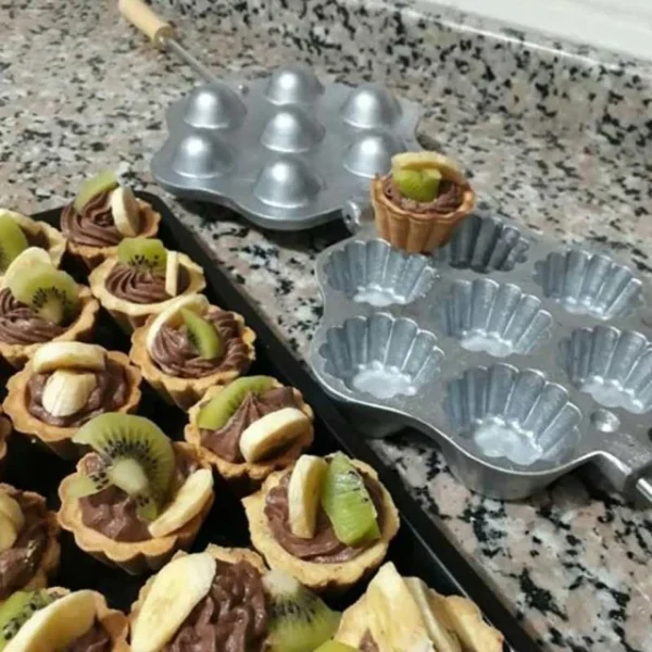⁦قالب تارت المينيوم 7 عيون⁩ - الصورة ⁦3⁩