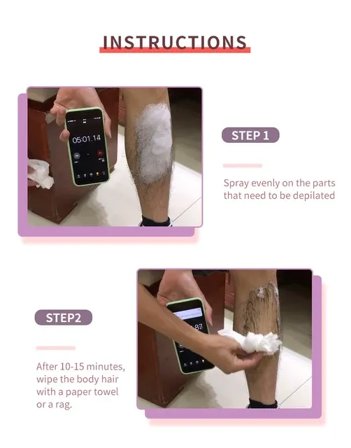 بخاخ ازالة الشعر 2 بخاخ ازالة الشعر - الصورة 2